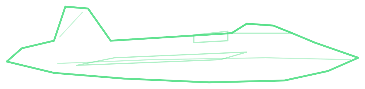 B-11 Strikeforce — Silhouette, Side