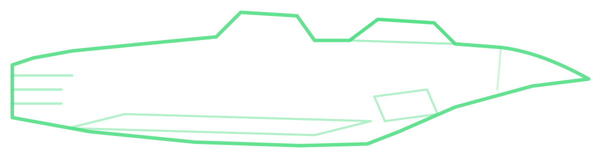 Chengdu J-36 — Silhouette, Side