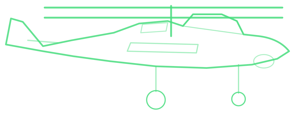 Ka-52 Alligator — Silhouette, Side