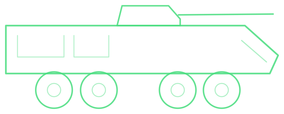 LAV-25 USMC — Silhouette, Side