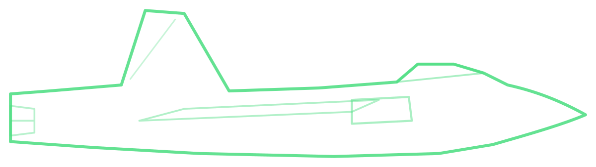 LF-22 Starling — Silhouette, Side