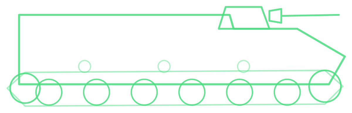 Marder 1A5 — Silhouette, Side