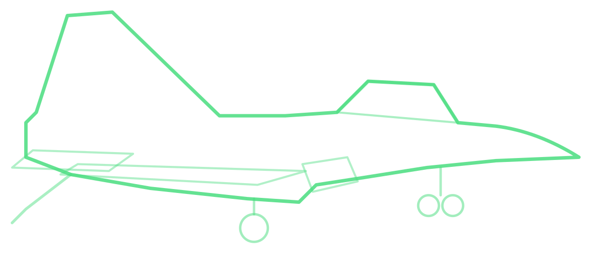 Shenyang J-35C — Silhouette, Side