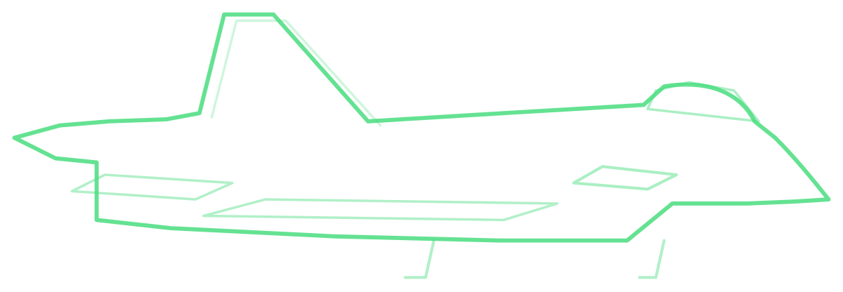 Su-34 Fullback — Silhouette, Side