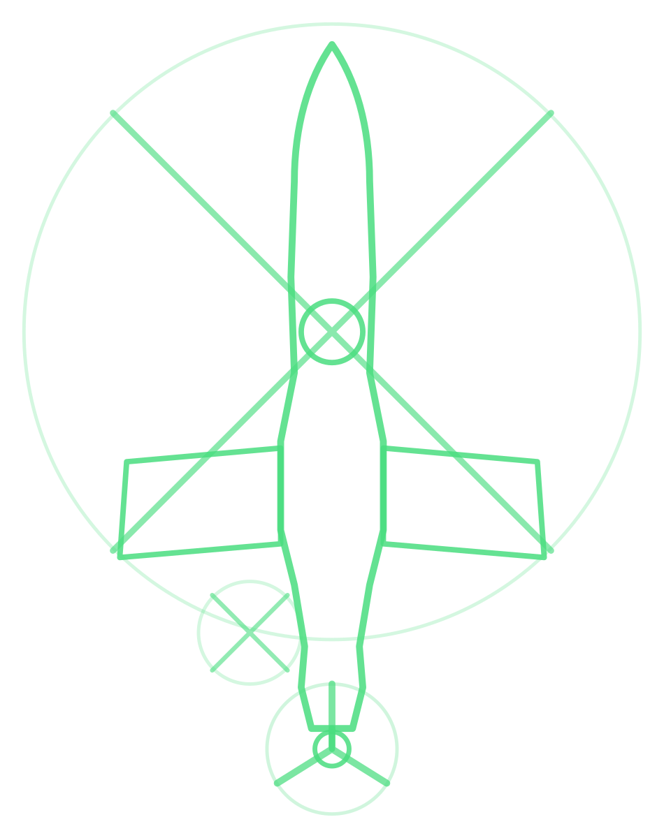AH-56A Cheyenne — Silhouette, Top