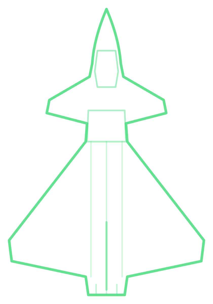 Eurofighter Typhoon — Silhouette, Top