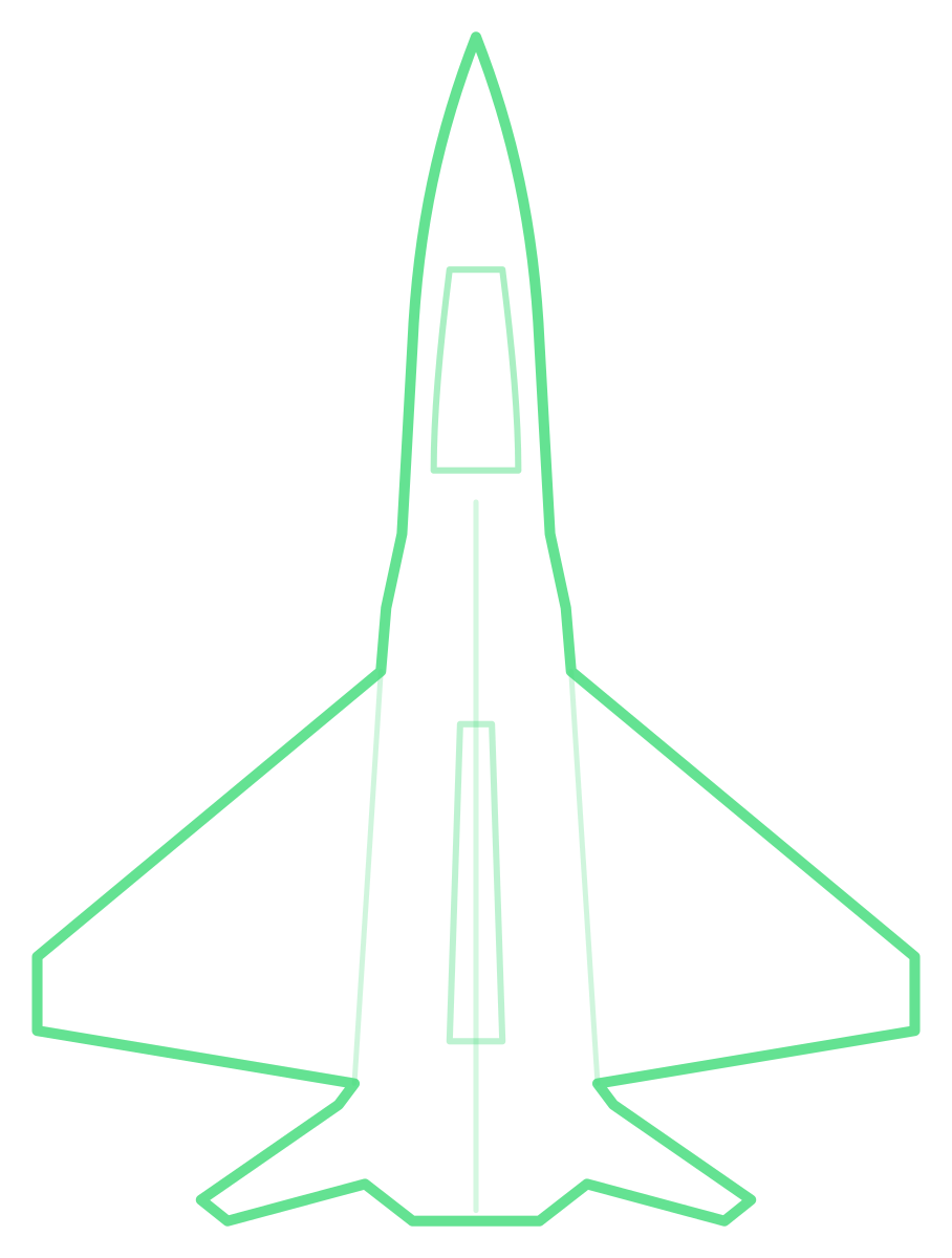 F-2A Viper Zero — Silhouette, Top