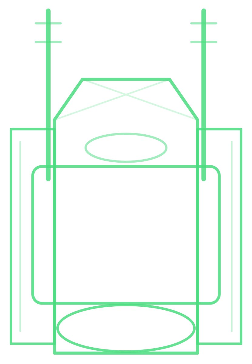 FlakPz Gepard — Silhouette, Top