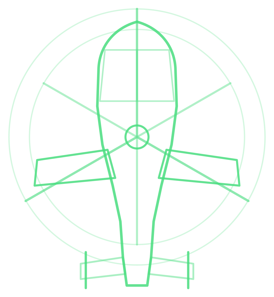 Ka-52 Alligator — Silhouette, Top