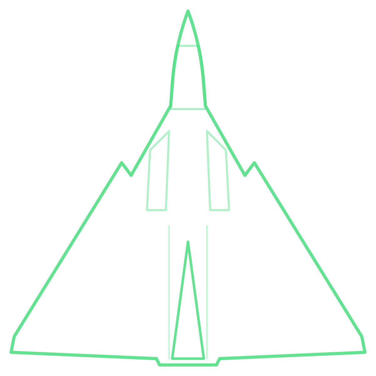 LF-22 Starling — Silhouette, Top
