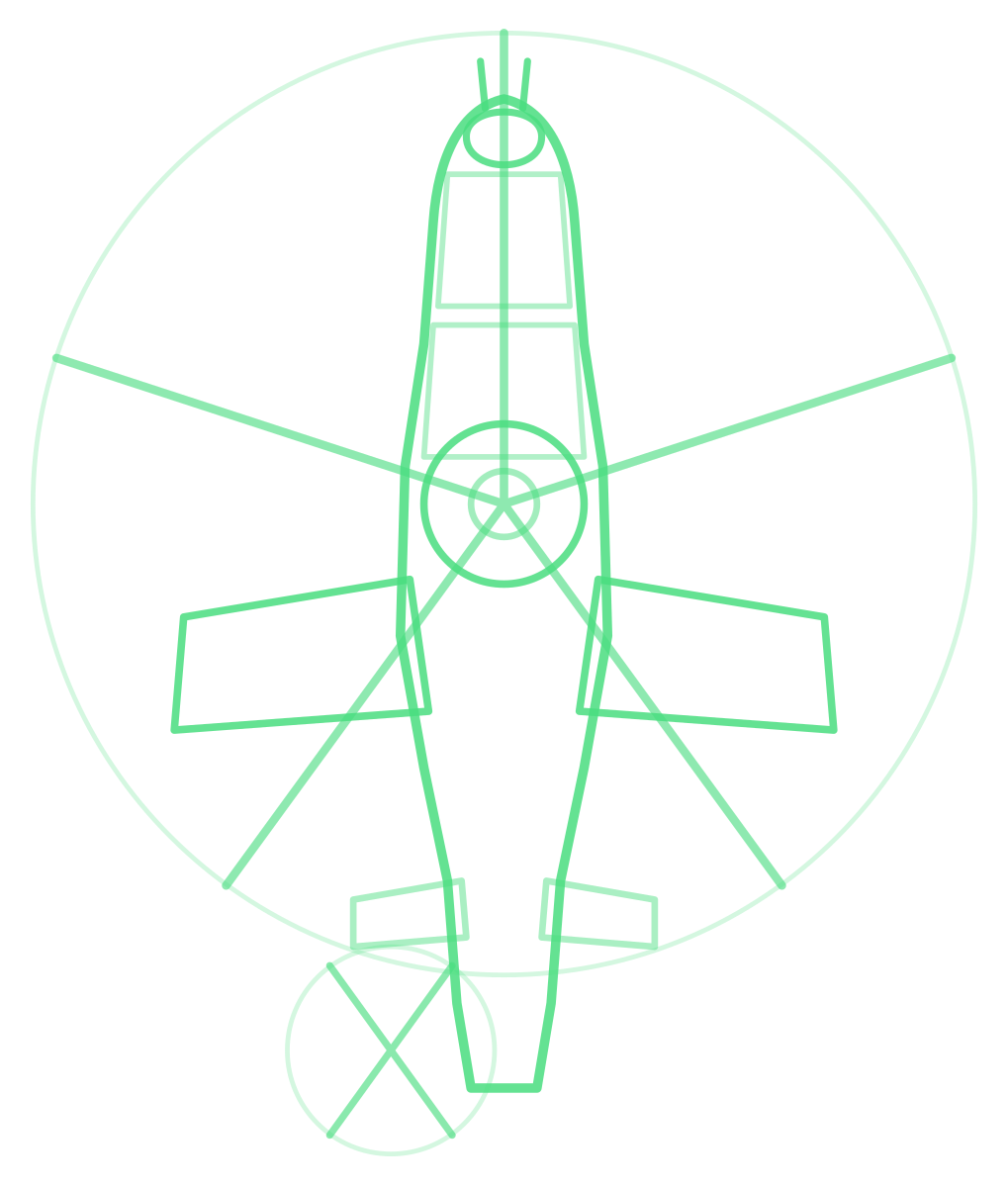 Mi-28NM Havoc — Silhouette, Top