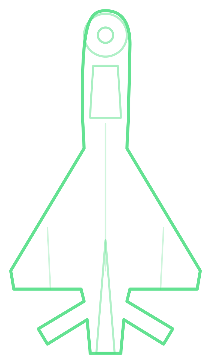 MiG-21 — Silhouette, Top
