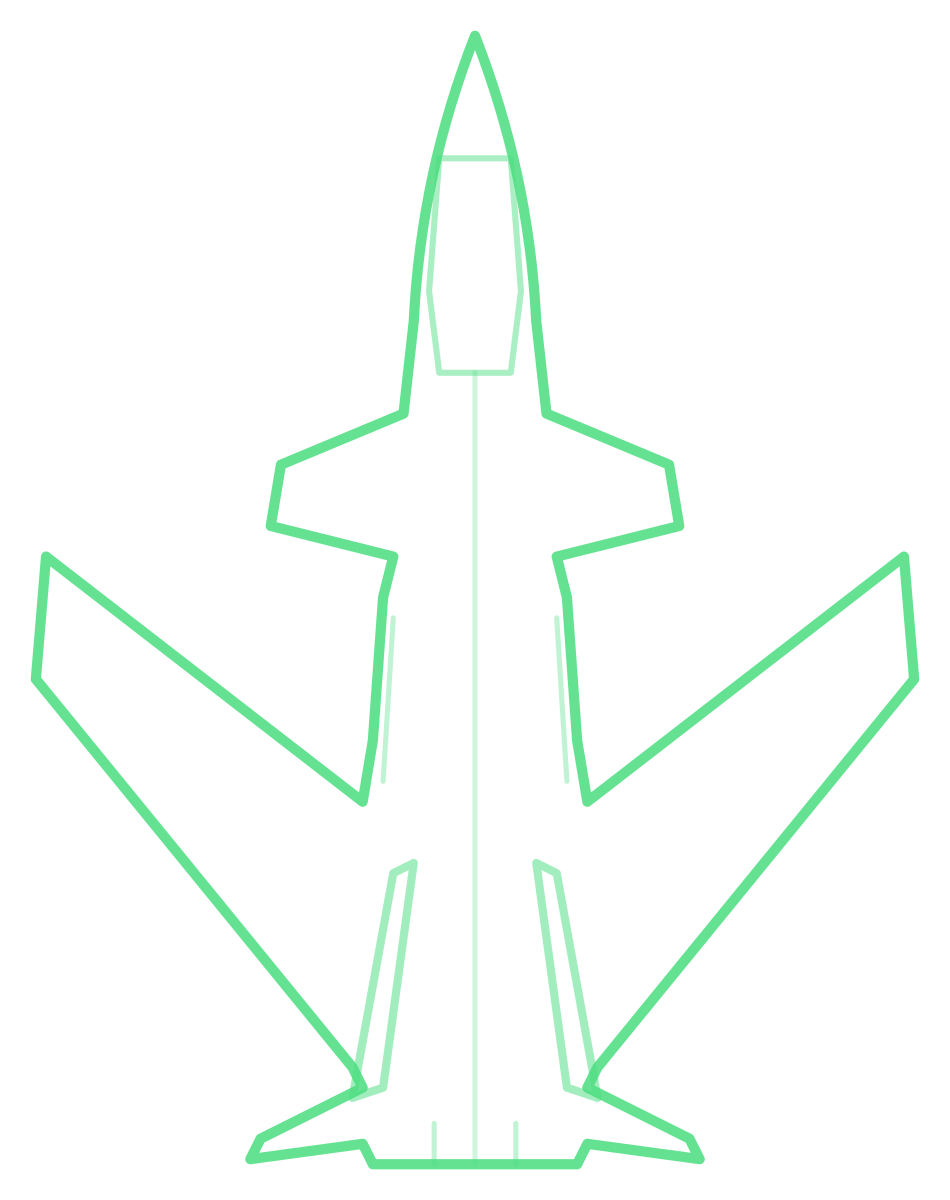 S-32 Golden Eagle — Silhouette, Top