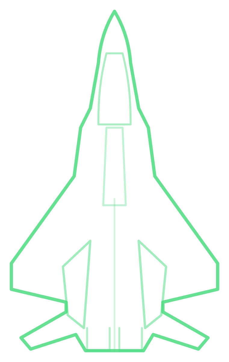 Shenyang J-31b — Silhouette, Top