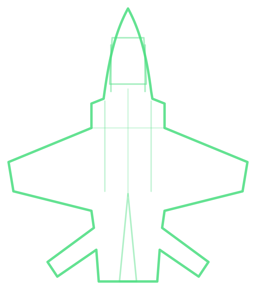 SU-24MR Fencer-E — Silhouette, Top